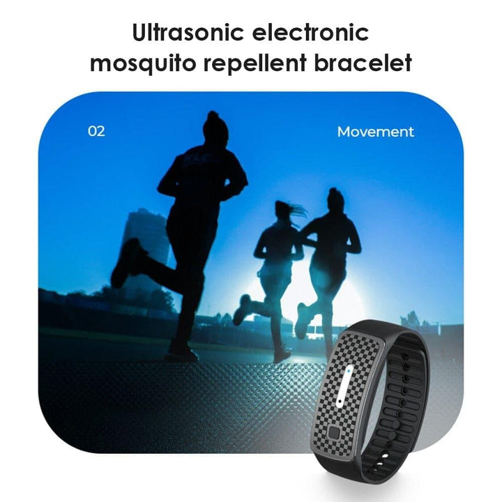 Lisslune | Ultrasonic Mosquito Band USB Charging Mosquito Repellent Bracelet Best Insect Repellent Wristband