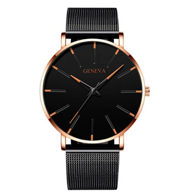 Lisslune | Men's Ultra-Thin Business Watch – Sleek, Minimalist & Timeless Style