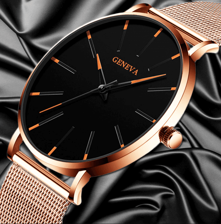 Lisslune | Men's Ultra-Thin Business Watch – Sleek, Minimalist & Timeless Style