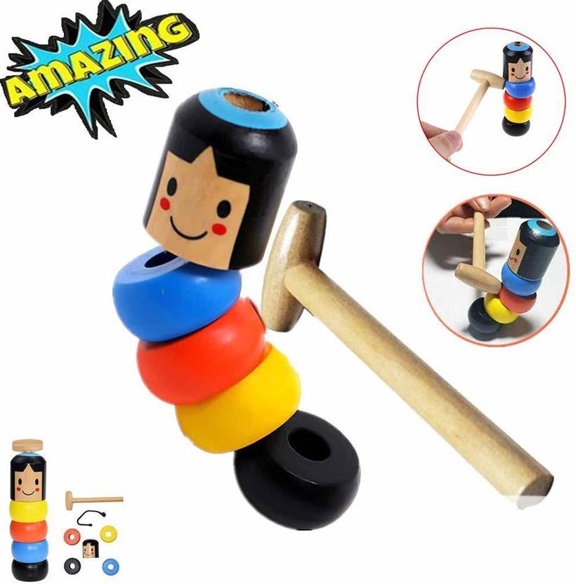 Lisslune | Magical Wooden Toy – The Doll That Keeps Getting Back Up!