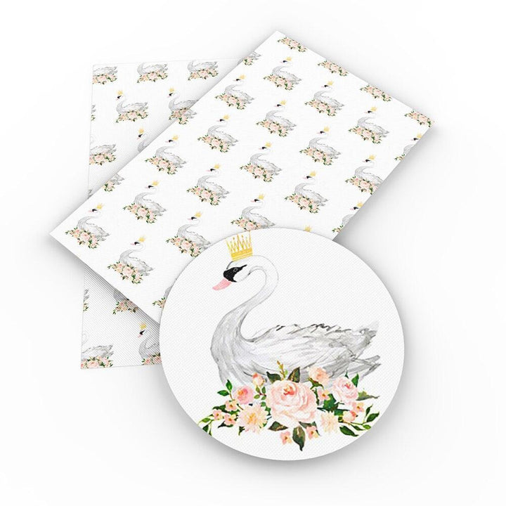 Lisslune | Unicorn Dreamland Synthetic Leather Crafting Fabric for Quirky Projects