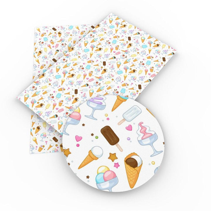 Lisslune | Unicorn Dreamland Synthetic Leather Crafting Fabric for Quirky Projects