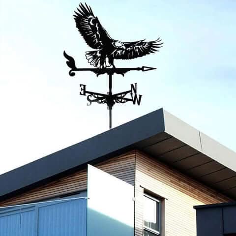 Lisslune | Unique Garden Wind Vane Decorative Stainless Steel