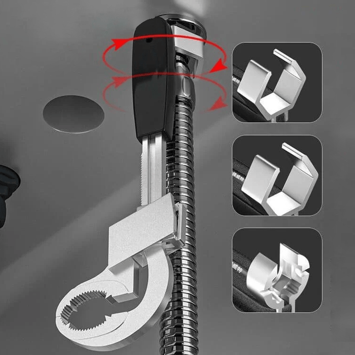 Lisslune | AllSize Spanner – 2-Head Adjustable Wrench for Easy Home Repair