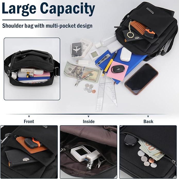Lisslune | URBANGUARD – Waterproof Men’s Shoulder Bag with Anti-Theft Design