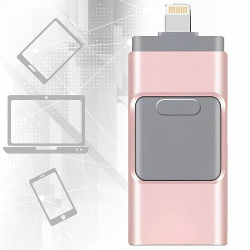 Lisslune | USB Flash Drive for iPhone & Android - 128GB High-Speed Storage for Photos, Videos, and Files Transfer