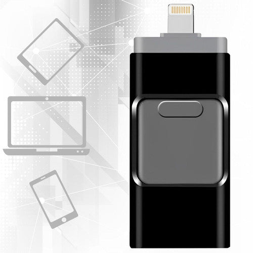 Lisslune | USB Flash Drive for iPhone & Android - 128GB High-Speed Storage for Photos, Videos, and Files Transfer