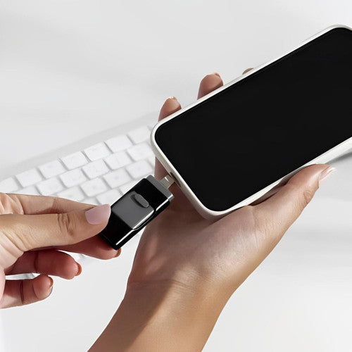 Lisslune | USB Flash Drive for iPhone & Android - 128GB High-Speed Storage for Photos, Videos, and Files Transfer