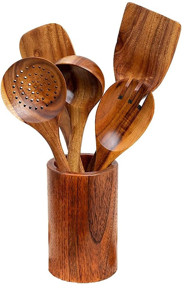 Lisslune | Wooden utensils holder
