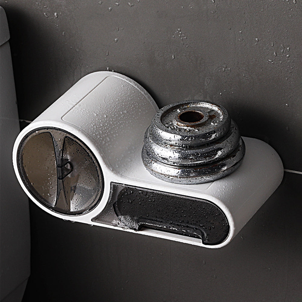 Lisslune | DryHold Self-Adhesive Toilet Paper Holder – Waterproof Wall Solution with Extra Storage Space