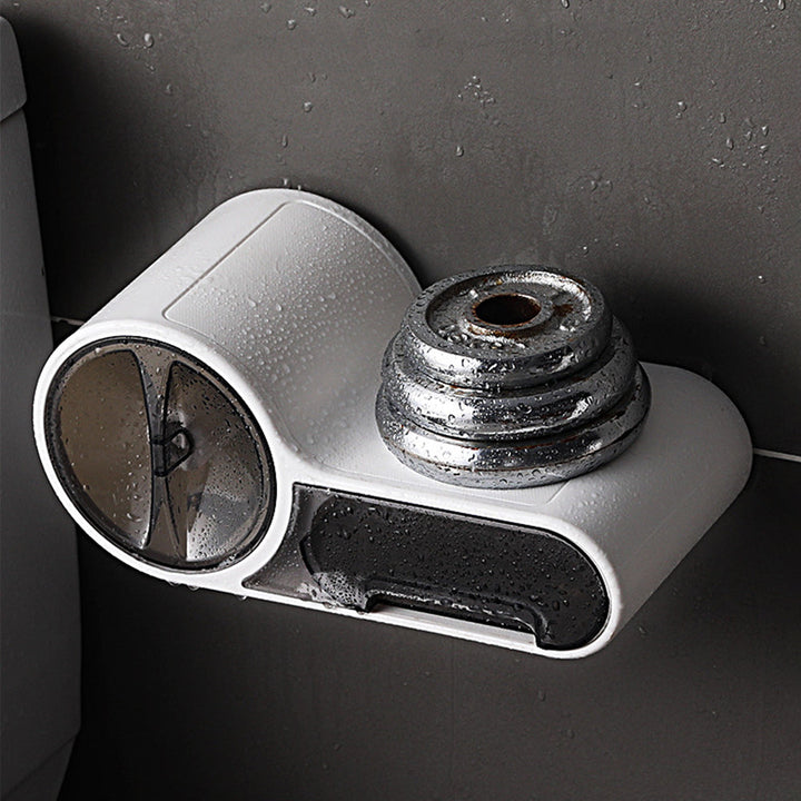 Lisslune | DryHold Self-Adhesive Toilet Paper Holder – Waterproof Wall Solution with Extra Storage Space
