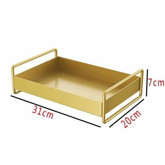 Lisslune | LUXTRAY – Luxurious Metal Organizer Tray