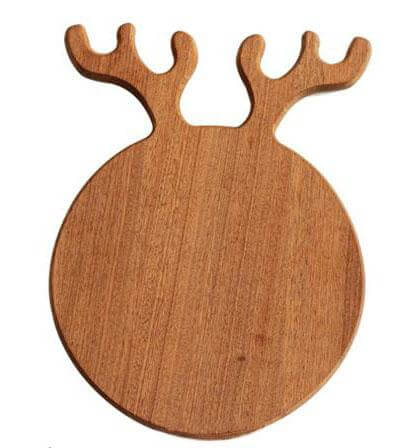 Lisslune | Antler Shape Exquisite Wooden Pizza Stones