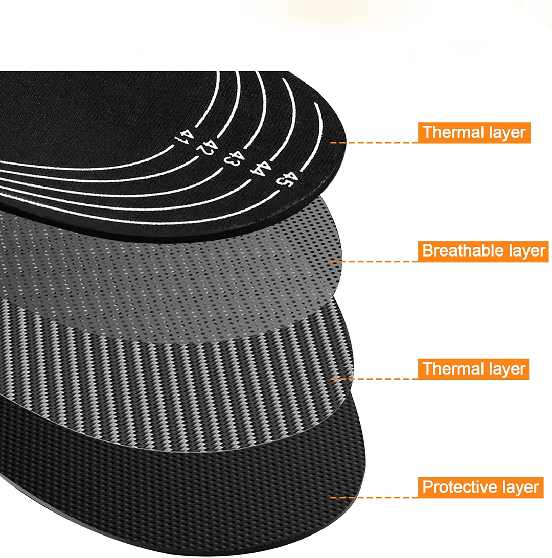 Lisslune | Thermal Electric Heated Foot Insoles For Shoes Boots And Hunting