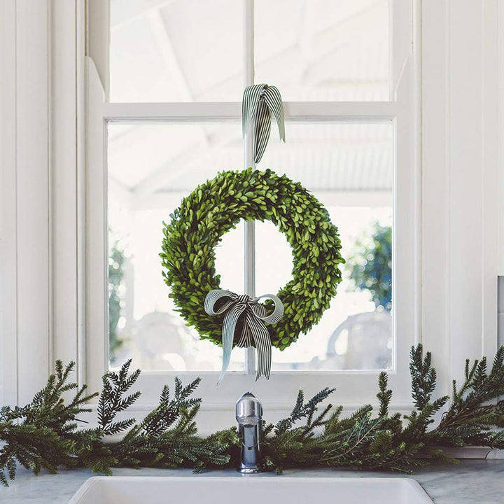 Lisslune | Buxus wreath - NatureElegance - Hand-tied & Timeless - Natural home decoration