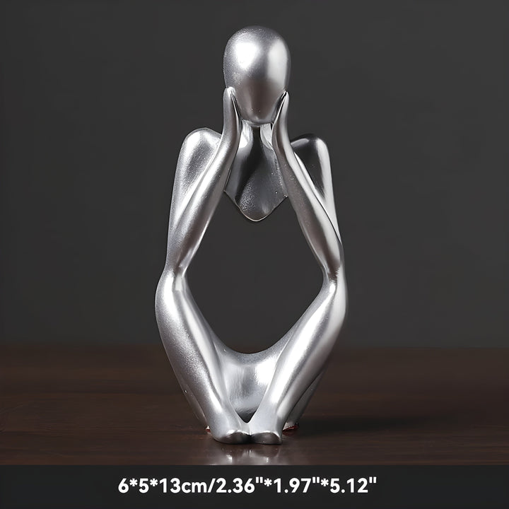 Lisslune | Abstract Thinker Sculpture Home Decor