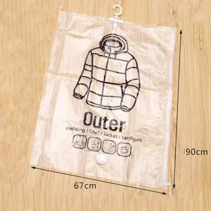 Lisslune | Vacuum Storage Bags – Space-Saving Clothing Organizer – Dust and Moisture Protection – Reusable Wardrobe Solution