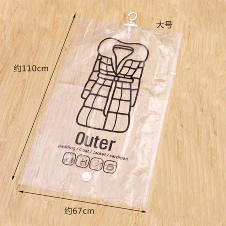 Lisslune | Vacuum Storage Bags – Space-Saving Clothing Organizer – Dust and Moisture Protection – Reusable Wardrobe Solution