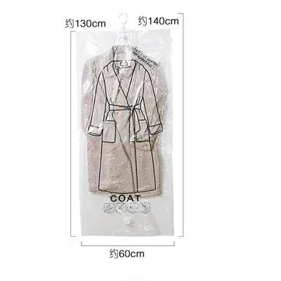 Lisslune | Vacuum Storage Bags – Space-Saving Clothing Organizer – Dust and Moisture Protection – Reusable Wardrobe Solution