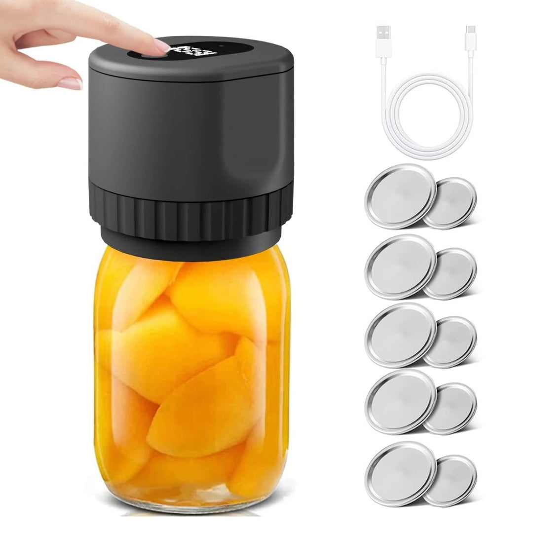 Lisslune | AirLock Go – Compact, Wireless Food Preserver with LED Display