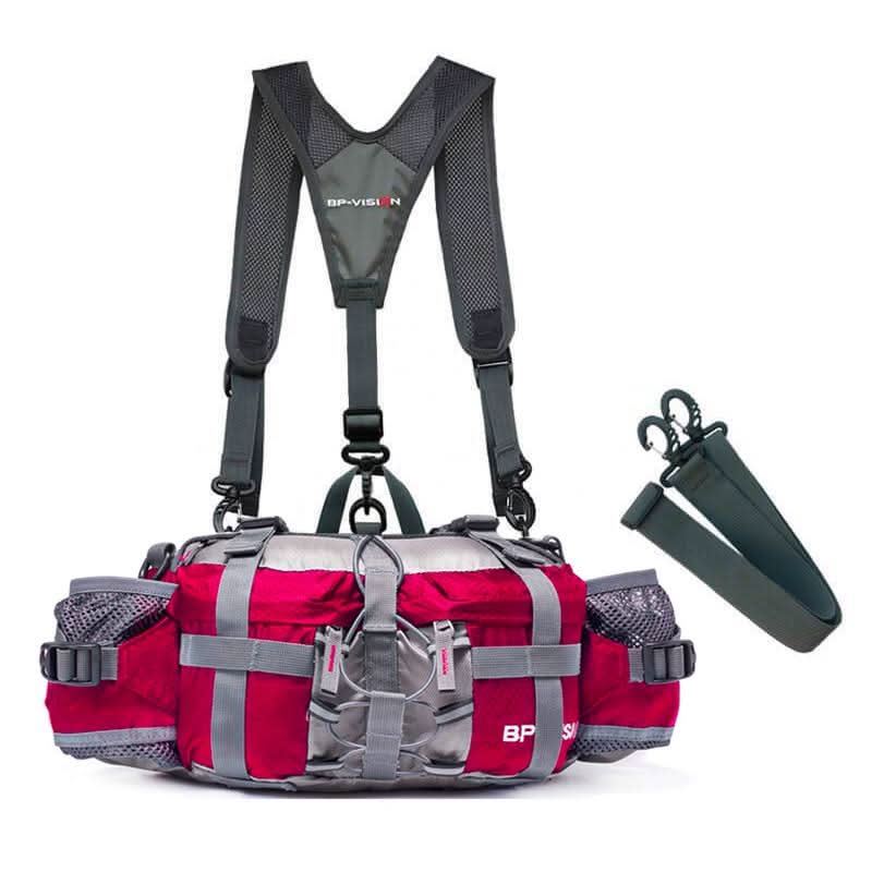 Lisslune | Waterproof Hiking Waist Bag with Bottle Holder
