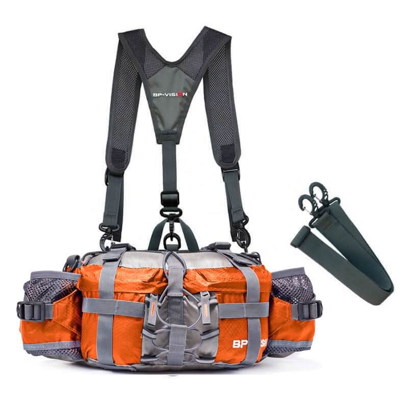 Lisslune | Waterproof Hiking Waist Bag with Bottle Holder