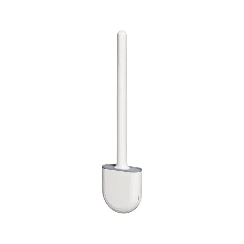 Lisslune | Silicone Toilet Brush with Holder | Modern, Efficient Loo Brush for Home Cleaning