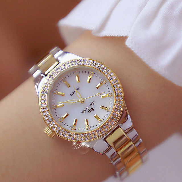 Lisslune | Esmée Women’s Stainless Steel Quartz Watch 32mm Silver