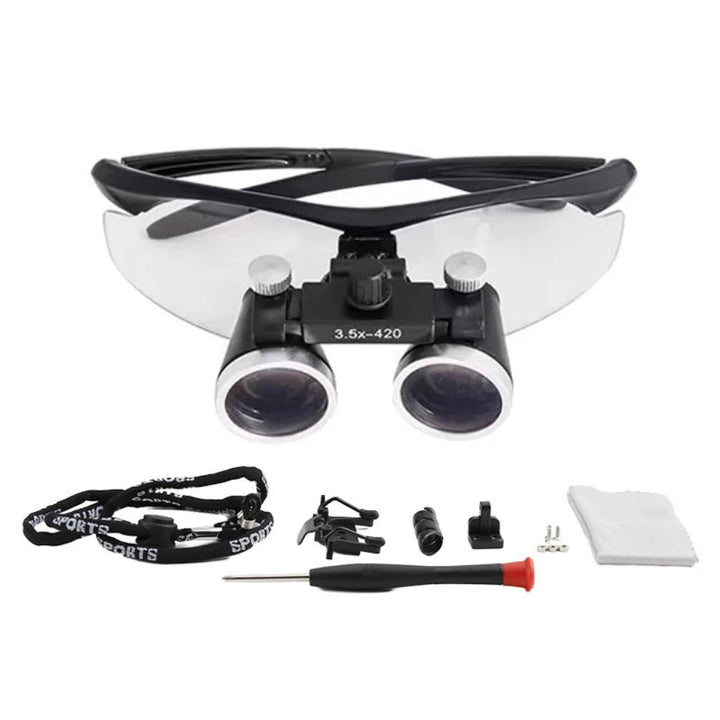 Lisslune | Dental Loupes Magnifier with & LED Headlight for Precision Work