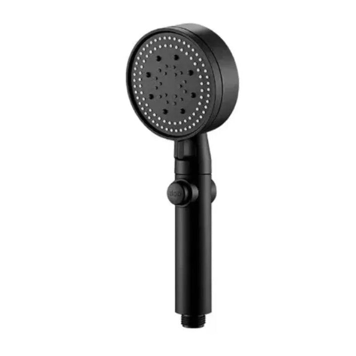 Lisslune | 5-Mode Shower Head for Low Pressure | Stop Button for Easy Water Control