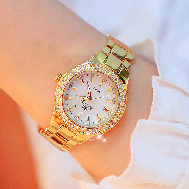 Lisslune | Esmée Women’s Stainless Steel Quartz Watch 32mm Silver