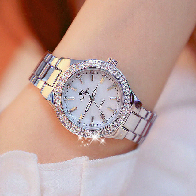 Lisslune | Esmée Women’s Stainless Steel Quartz Watch 32mm Silver