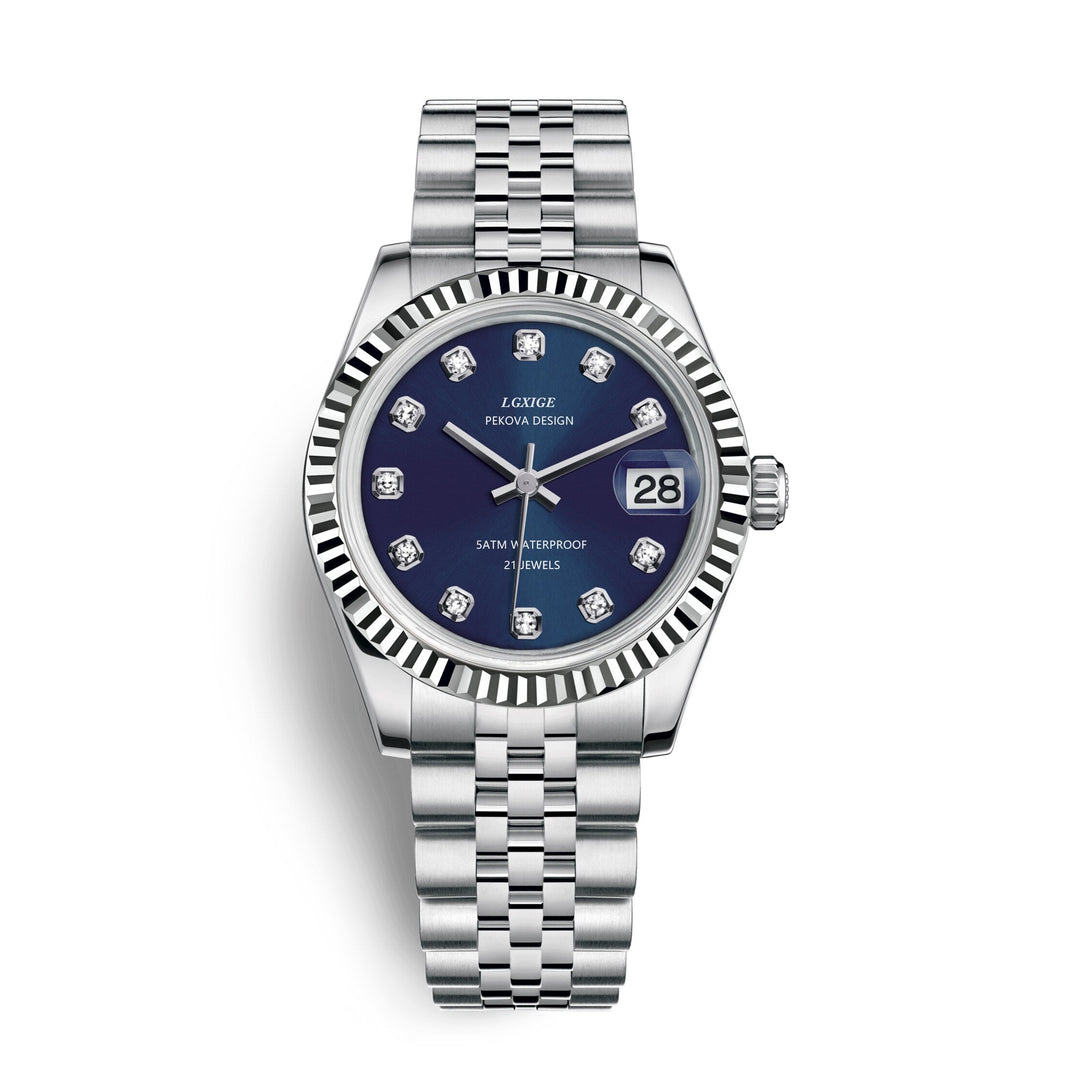 Lisslune | Classic Stainless Steel Wristwatch No. 296 – Timeless Elegance & Modern Precision