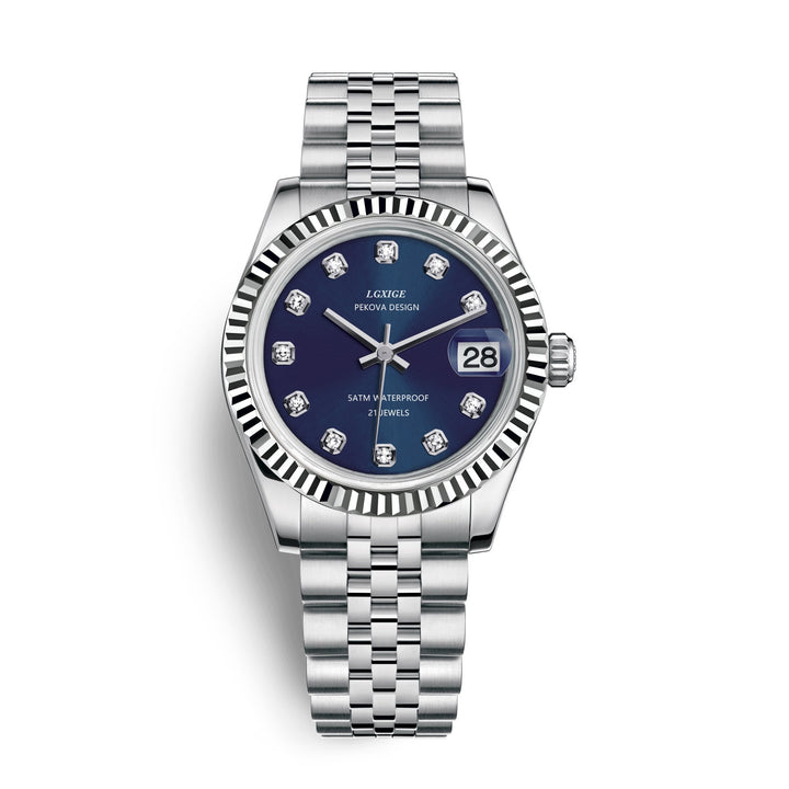 Lisslune | Classic Stainless Steel Wristwatch No. 296 – Timeless Elegance & Modern Precision