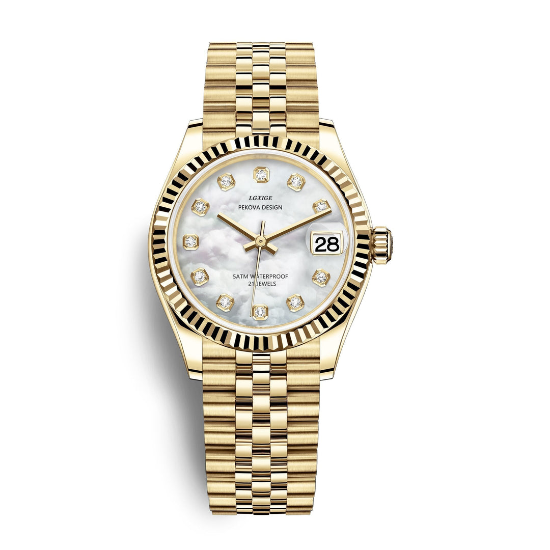 Lisslune | Classic Stainless Steel Wristwatch No. 296 – Timeless Elegance & Modern Precision