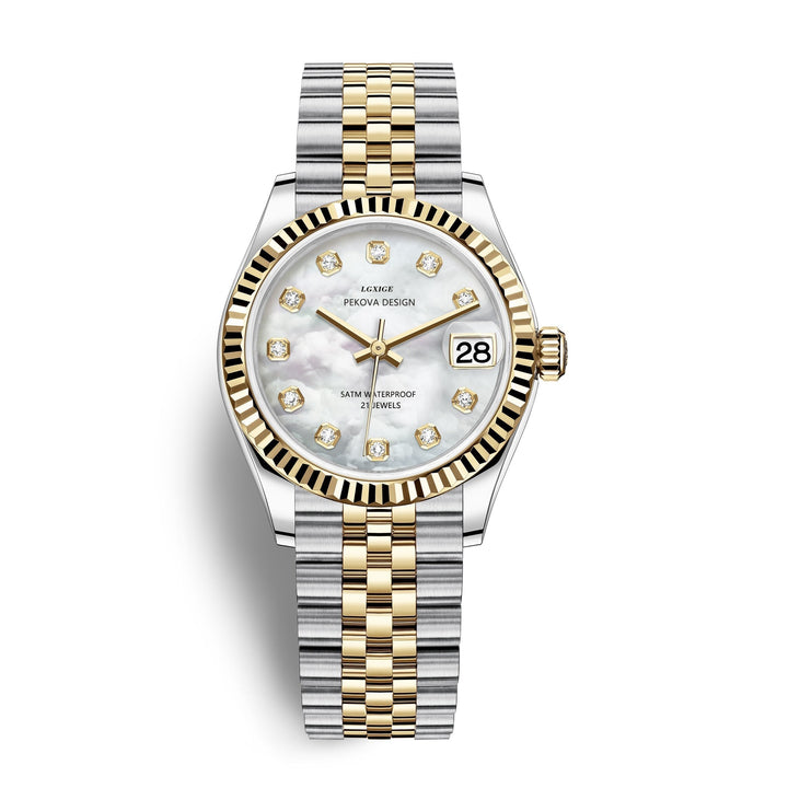 Lisslune | Classic Stainless Steel Wristwatch No. 296 – Timeless Elegance & Modern Precision