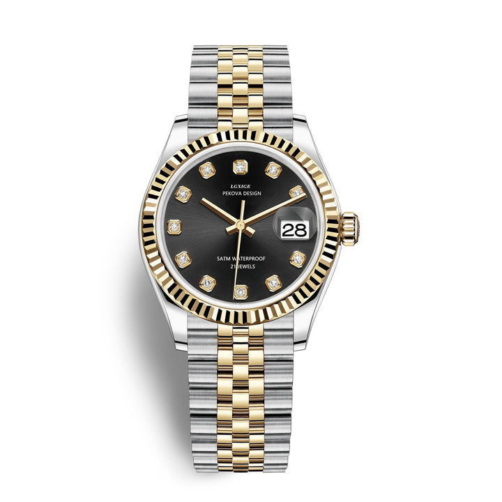 Lisslune | Classic Stainless Steel Wristwatch No. 296 – Timeless Elegance & Modern Precision