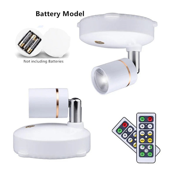 Lisslune | LichtZet – Wireless dimmable spotlight with remote control