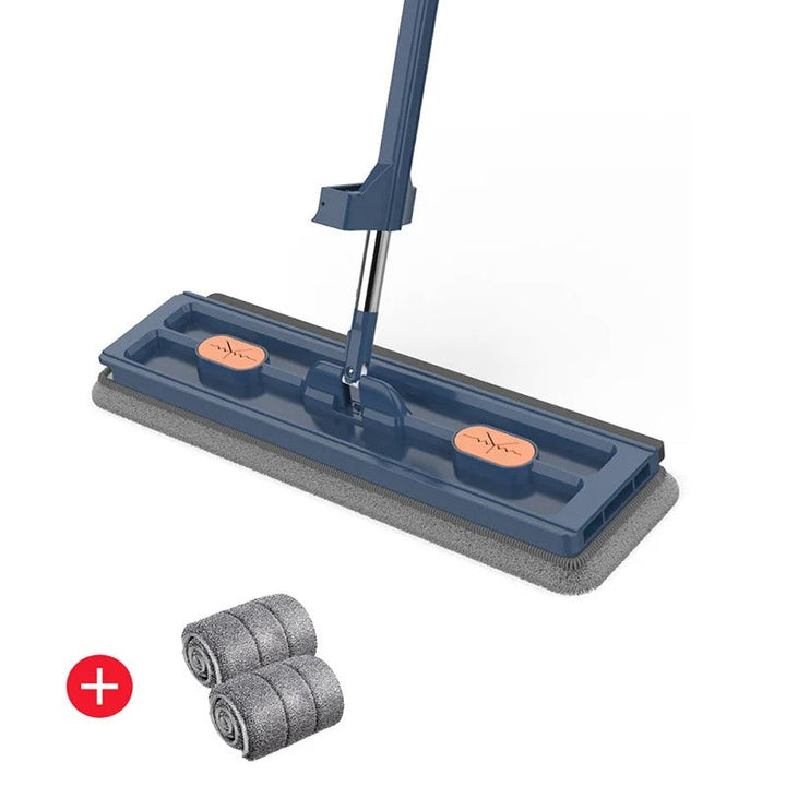 Lisslune | EasyClean | Large Flat Mop 2023 | Stainless Steel Rod