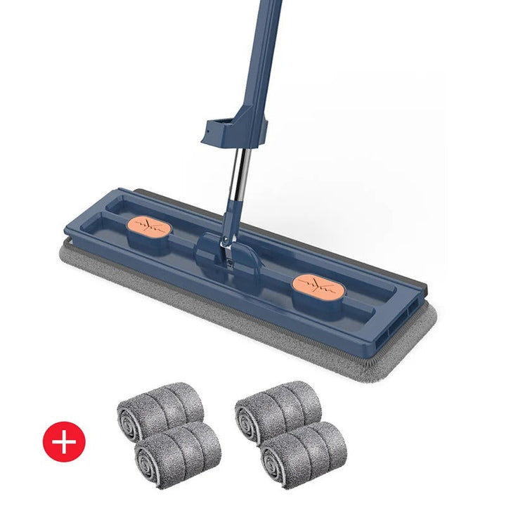Lisslune | EasyClean | Large Flat Mop 2023 | Stainless Steel Rod