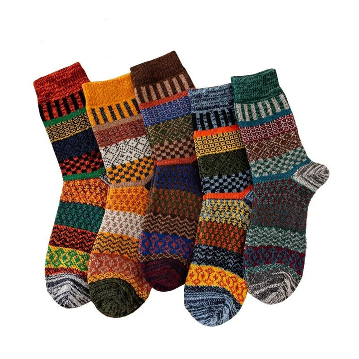 Lisslune | 5-Pack Socks Mega Warm Socks in Scandinavian Design