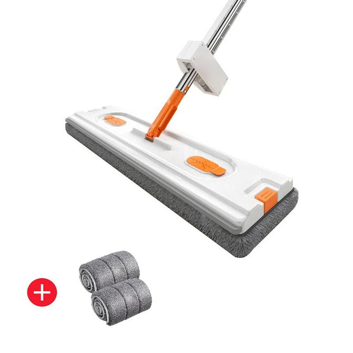 Lisslune | EasyClean | Large Flat Mop 2023 | Stainless Steel Rod