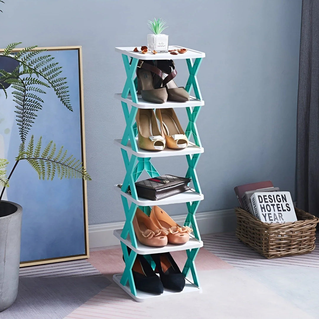 Lisslune | Multifunctional and Foldable Shoe Rack for Space-Saving Storage