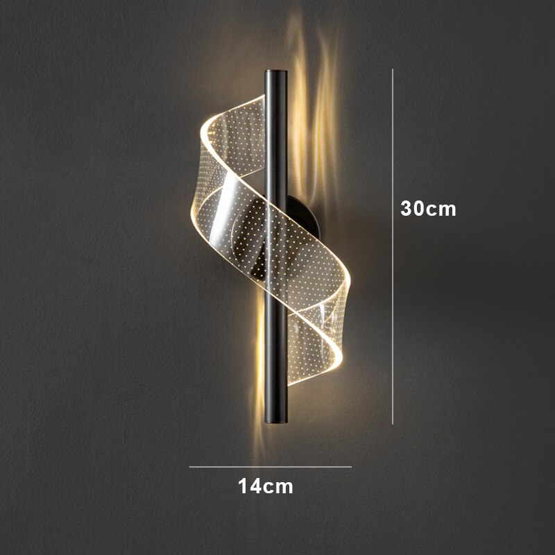 Lisslune | Luxury Glass Wall Lamp with Candle Holder