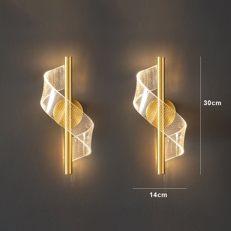 Lisslune | Glasspilar Glass Candelabra LED Wall Sconce Light