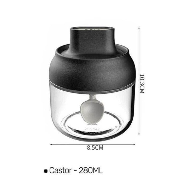 Lisslune | Salt and Pepper Seasoning Organizer Spice Jars