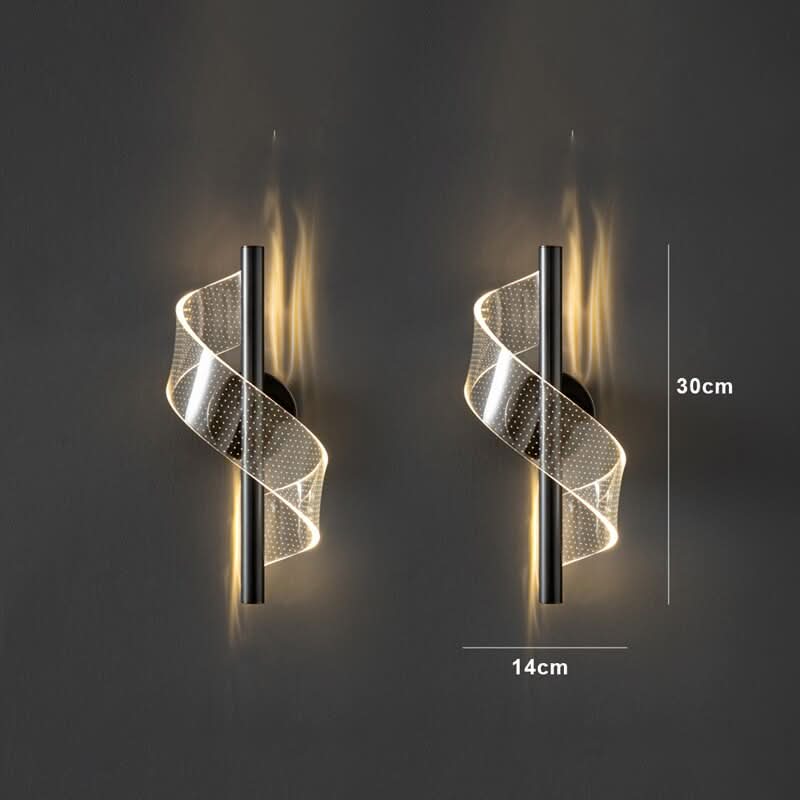 Lisslune | Glasspilar Glass Candelabra LED Wall Sconce Light