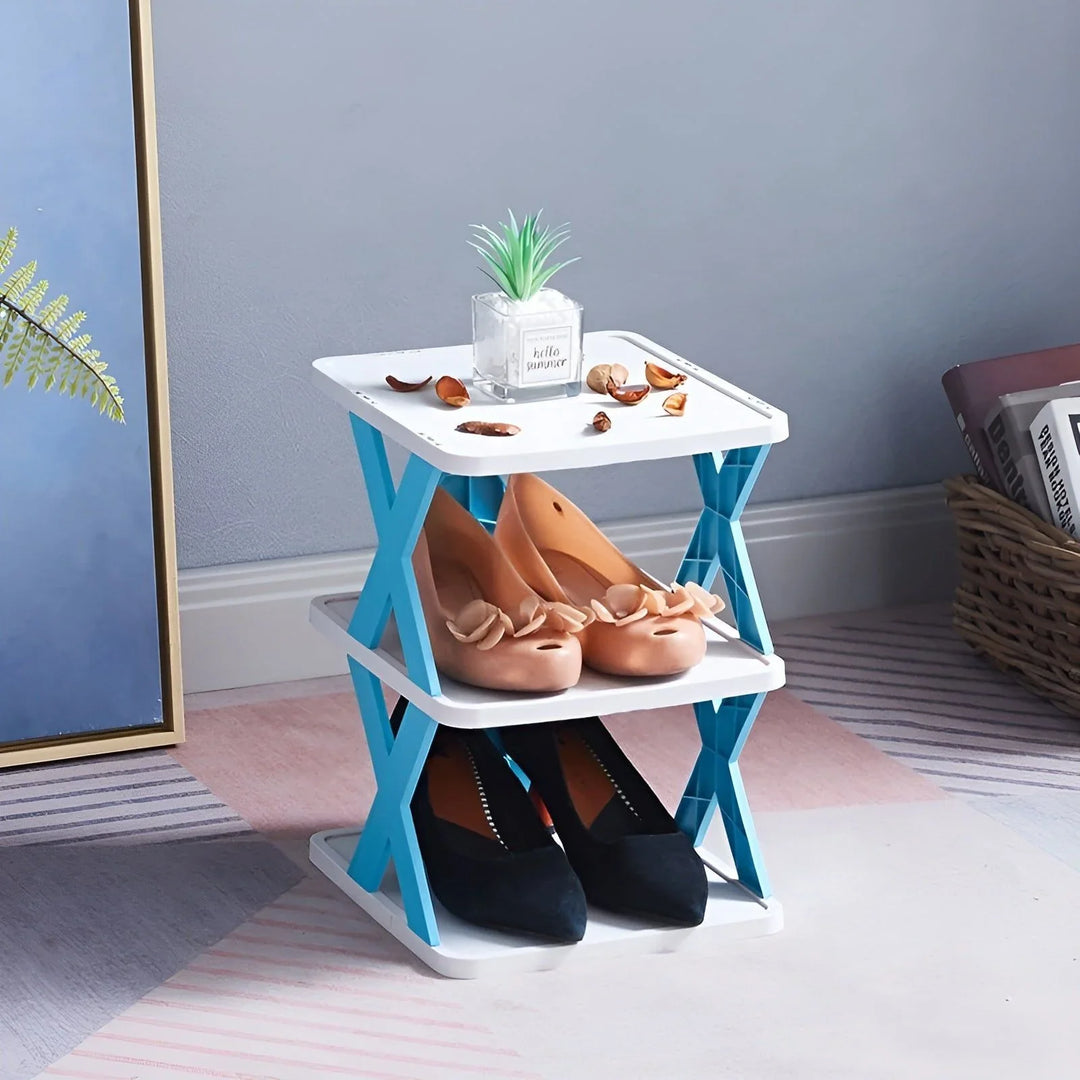 Lisslune | Multifunctional and Foldable Shoe Rack for Space-Saving Storage