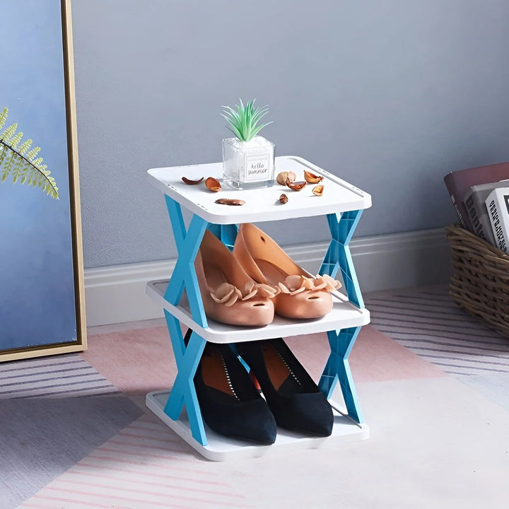 Lisslune | Multifunctional and Foldable Shoe Rack for Space-Saving Storage