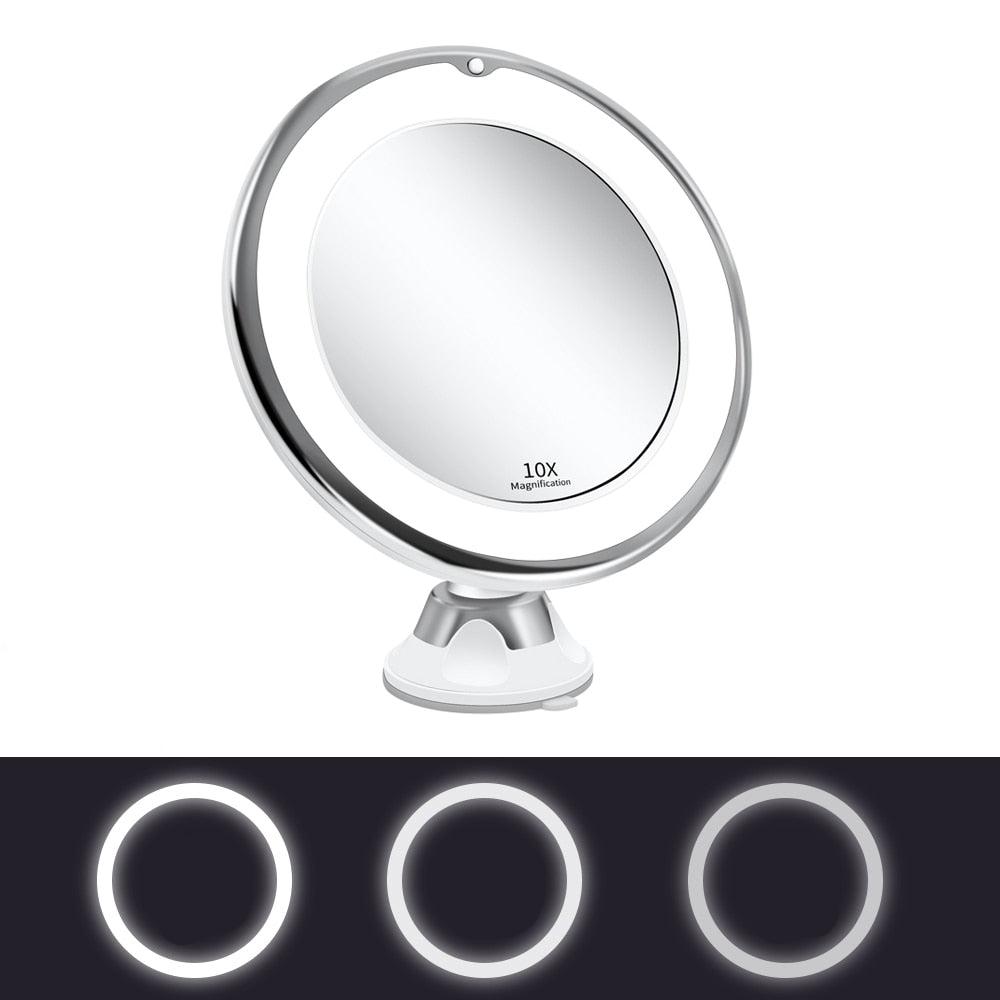 Lisslune | Cosmetic mirror with lighting – LED makeup mirror with magnification function